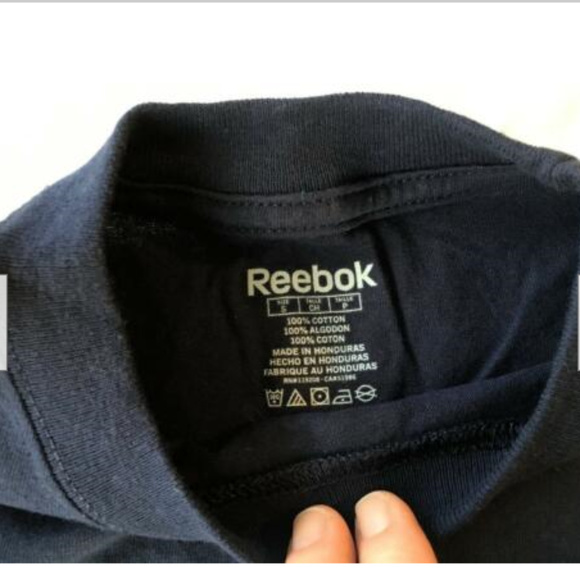 Reebok Houston Texans T shirt NFL Football Navy Size Small NEW - Picture 3 of 4